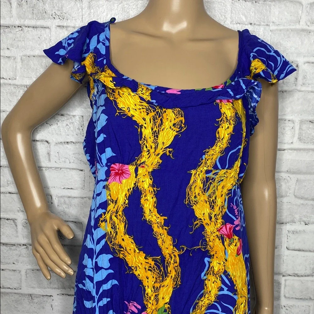 Mamo Howell Hawaii vintage mini dress floral - Picture 6 of 9